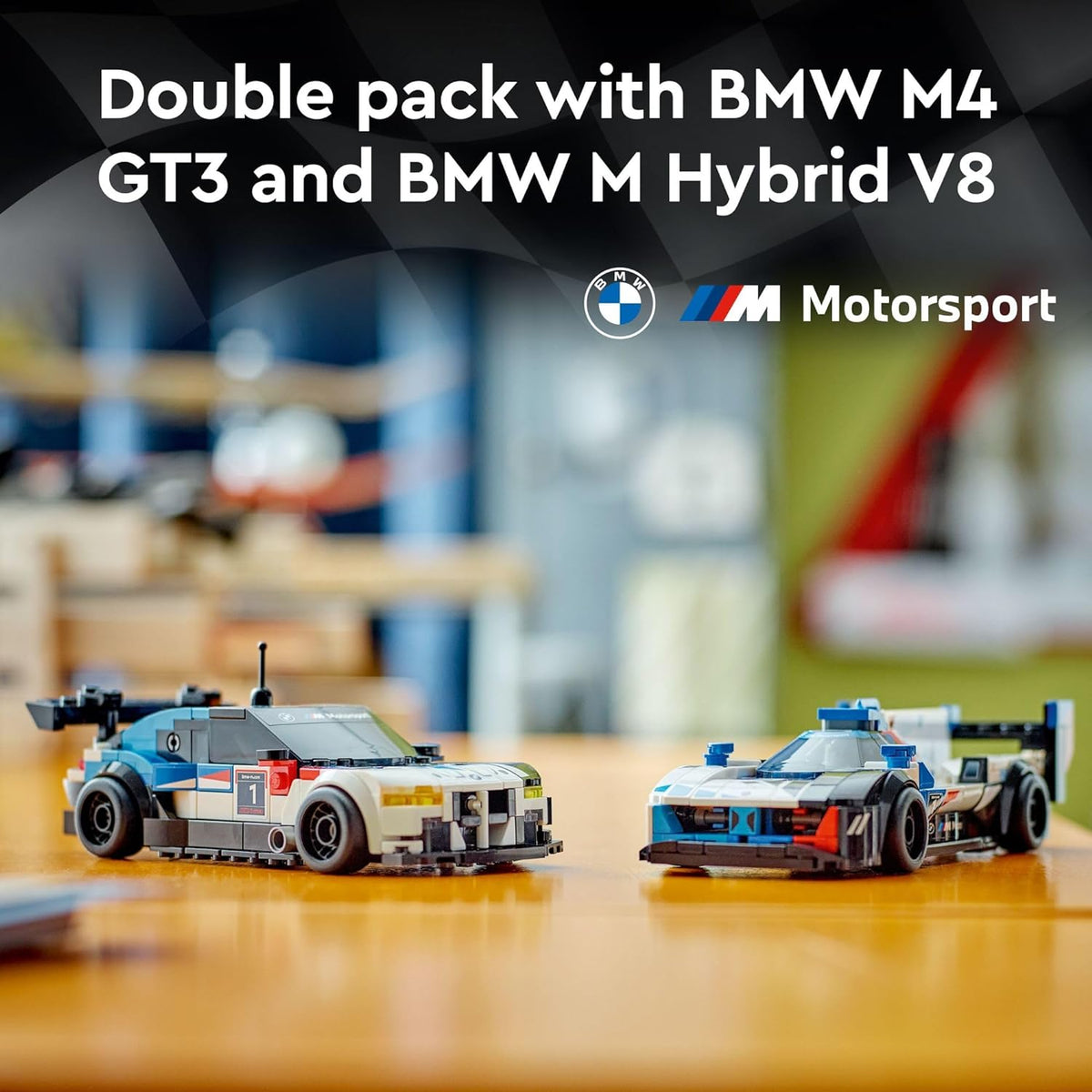 SPEED CHAMPIONS BMW M4 GT3 BMW M HYBRID V8 RACE CARS 76922