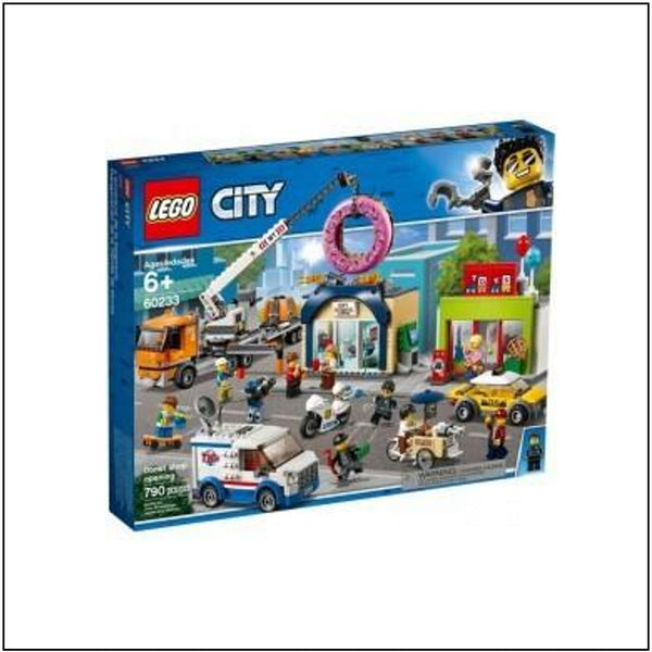 CITY TOWN DONUT SHOP OPENING TOY CARS SET - 60233