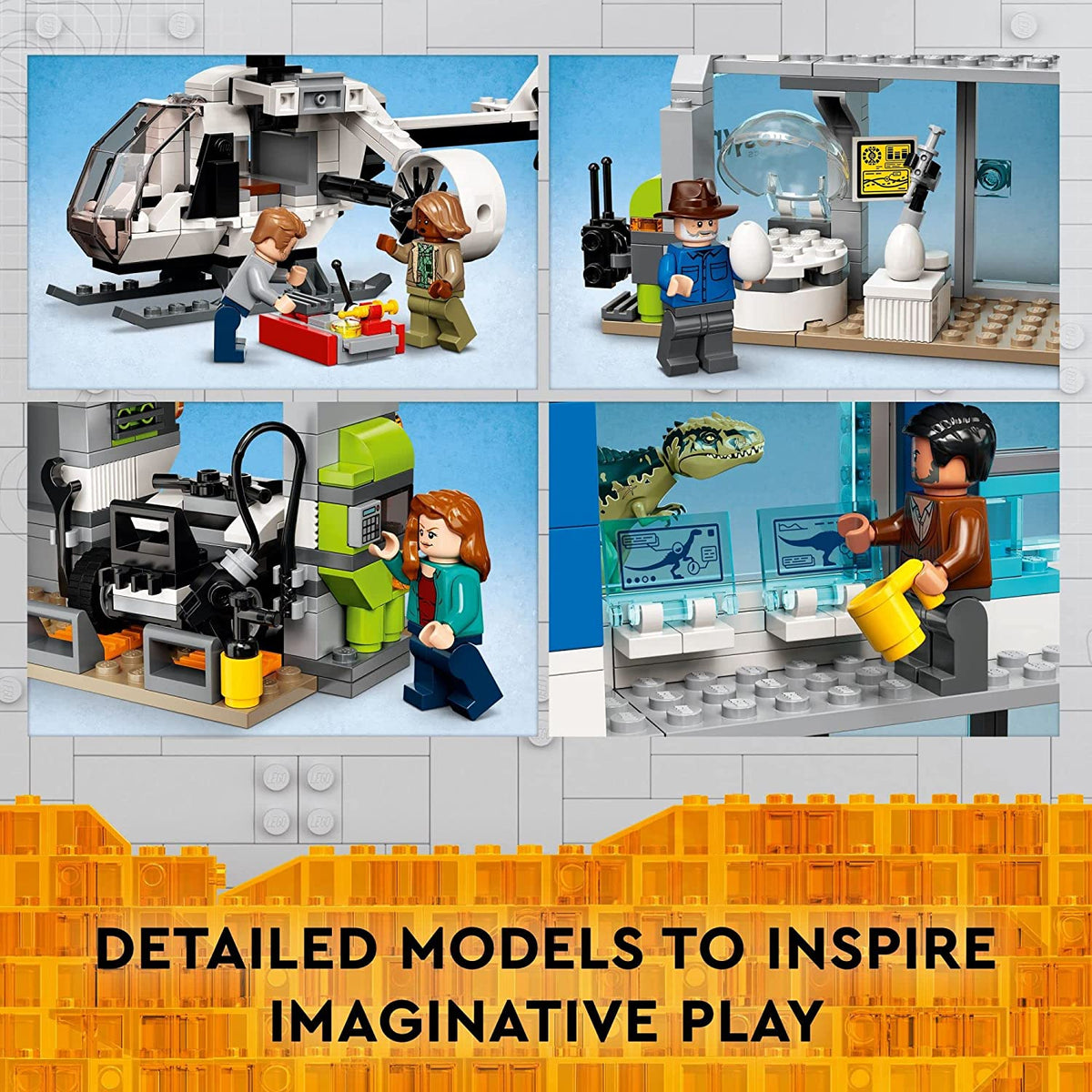 JURASSIC WORLD® GIGANOTOSAURUS THERIZINOSAURUS ATTACK 76949