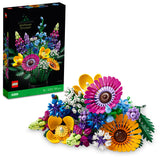 LEGO® Botanicals Wildflower Bouquet 10313 Building Set for Adults; Surprise a Loved One with a Brick-Built Bunch of Flowers; A Mindful Project for Adults That Includes 8 Species of Wildflowers (939 Pieces)