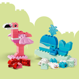 LEGO® DUPLO® Animal Building Game - Mix and Match Learning Toy for Toddlers with 8 Animal Figure Options - Educational Toy Designed to Develop Fine Motor Skills - Gift Idea for Kids Ages 3+ - 10472