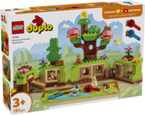 LEGO® DUPLO® Discovery Forest with Wild Animals - Building Set for Toddlers with Play Mat – With a Hedgehog, Duck, Squirrel, Rabbit, Bird and Fox Figures - Gift Idea for Boys and Girls Ages 3+ - 10480