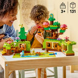 LEGO® DUPLO® Discovery Forest with Wild Animals - Building Set for Toddlers with Play Mat – With a Hedgehog, Duck, Squirrel, Rabbit, Bird and Fox Figures - Gift Idea for Boys and Girls Ages 3+ - 10480