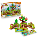 LEGO® DUPLO® Discovery Forest with Wild Animals - Building Set for Toddlers with Play Mat – With a Hedgehog, Duck, Squirrel, Rabbit, Bird and Fox Figures - Gift Idea for Boys and Girls Ages 3+ - 10480