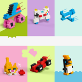 LEGO® Classic Creative Colorful Bricks - Open-Ended STEM Developmental Building Toy for Kids - Construct Vehicles, Animals, Food, a Guitar and More - Gift for Boys and Girls Ages 5+ - 11045