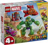 LEGO® ? Marvel Iron Man and His Awesome Friends Loki vs. Team Iron Man Building Toy - Super Hero Action Set with a Mech, Jet, Car and 4 Minifigures - Gift for Boys, Girls and Kids Ages 4+ - 11211