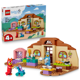 LEGO® Bluey School with Rusty and Bluey - Pretend Play Toy for Girls and Boys Ages 4+ - Building Set with Mini Kitchen, Café and Baby Hospital - 2 Minifigures - Gift for Kids - 11221