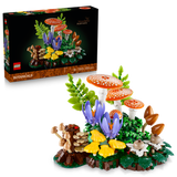 LEGO® Botanicals Woodland Mushrooms - Building Set for Adults - Mushroom Decor - Nature Gift Idea for Women, Men and Plant Lovers - Includes a LEGO Toadstool and Flowers - Fall Craft Activity - 11505