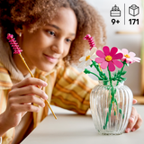 LEGO® Botanicals Cosmos Flowers - Building Set for Kids - Plant Decor - Flower Gift Idea for Girls, Boys and Nature Lovers - LEGO Floral Arrangement with 3 Cosmos and 2 Fountain Grass Stems - 11514
