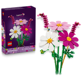 LEGO® Botanicals Cosmos Flowers - Building Set for Kids - Plant Decor - Flower Gift Idea for Girls, Boys and Nature Lovers - LEGO Floral Arrangement with 3 Cosmos and 2 Fountain Grass Stems - 11514