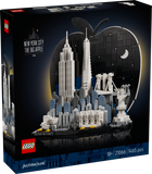LEGO® Architecture New York City – The Big Apple - Architecture Model Kit - Building Set with the Statue of Liberty - Collectible Shelf Decor for Ages 18+ - NYC Gift Idea for Travel Lovers - 21066