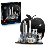 LEGO® Architecture New York City – The Big Apple - Architecture Model Kit - Building Set with the Statue of Liberty - Collectible Shelf Decor for Ages 18+ - NYC Gift Idea for Travel Lovers - 21066