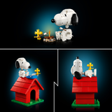 LEGO® Ideas Peanuts: Snoopy‘s Doghouse - Model Building Set for Adults Featuring 2 Collectible Figures - Nostalgic Home Decor - Gift for Comic Lovers and Snoopy Merch Collectors - 21368