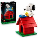 LEGO® Ideas Peanuts: Snoopy‘s Doghouse - Model Building Set for Adults Featuring 2 Collectible Figures - Nostalgic Home Decor - Gift for Comic Lovers and Snoopy Merch Collectors - 21368