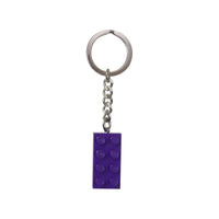 2X4 STUD PURPLE KEY RING - 853379