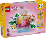 LEGO® Creator 3 in 1 Floral Decor Perfume Bottle - Building Toy for Kids with 3 Options - Construct a Perfume Bottle, Flower Vase or Smoothie - Small Gift Idea for Girls and Boys Ages 8+ - 31383