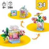LEGO® Creator 3 in 1 Floral Decor Perfume Bottle - Building Toy for Kids with 3 Options - Construct a Perfume Bottle, Flower Vase or Smoothie - Small Gift Idea for Girls and Boys Ages 8+ - 31383