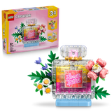 LEGO® Creator 3 in 1 Floral Decor Perfume Bottle - Building Toy for Kids with 3 Options - Construct a Perfume Bottle, Flower Vase or Smoothie - Small Gift Idea for Girls and Boys Ages 8+ - 31383