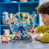 LEGO® Creator 3 in 1 Iconic Ferris Wheel Building Toy for Kids - Construct a Ferris Wheel, UFO Ride or Carousel - Pretend Play Carnival - Gift Idea for Boys and Girls Ages 8+ - 31389
