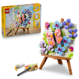 LEGO® Creator 3 in 1 Floral Art Decor Painting Toy - Building Set for Creative Kids - Construct a Painting, Picture Frame or Flamingo Sketch - Gift Idea for Girls and Boys Ages 8+ - 31390