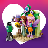 LEGO® Friends Spinning Flower & Fairy Teacup Ride - Building Set for Kids Ages 7+ - Pretend Play Amusement Park Toy - Functional Ride and 3 Minidolls - Gift Idea for Girls and Boys - 42702