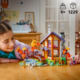 LEGO® Friends Cozy Fall Forest Cabin Building Toy for Kids Ages 9+ - Pretend Play Dollhouse Kit with 4 Minidolls, a Dog and Squirrel - Gift Idea for Girls and Boys - 42705