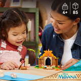 LEGO® ? Disney Moana Village House & Boat - Moana Building Toy for Kids with Simea and Pua Characters to Inspire Pretend Play - Gift-Giving Idea for Girls and Boys Ages 4+ - 43282