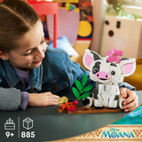 LEGO® | Disney Moana Pua - Building Toy for Kids - Brick-Built Playset with a Posable Pua Character for Display in a Bedroom - Animal Gift-Giving Idea for Girls and Boys Ages 9+ - 43292