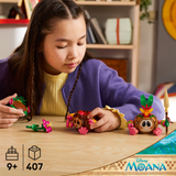 LEGO® ? Disney Moana Kakamora - Building Toy Decoration - Coconut Display Model with 2 Kakamora Villain Characters - Imaginative Gift-Giving Idea for Girls and Boys Ages 9+ - 43293
