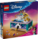 LEGO®  Disney Princess Jasmine’s Jewelry Box - Pretend Play Building Toy for Kids with Magic Carpet, Aladdin and Jasmine Characters - Fun Gift-Giving Idea for Girls and Boys Ages 6+ - 43295