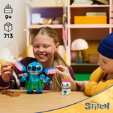 LEGO® | Disney Stitch & Scrump - Building Set for Play and Display - Posable Stitch Toy and Scrump ‘Plushie’ for Office or Bedroom Decoration - Gift-Giving Idea for Girls and Boys Ages 9+ - 43296