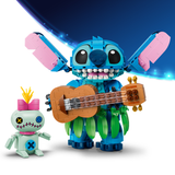 LEGO® | Disney Stitch & Scrump - Building Set for Play and Display - Posable Stitch Toy and Scrump ‘Plushie’ for Office or Bedroom Decoration - Gift-Giving Idea for Girls and Boys Ages 9+ - 43296