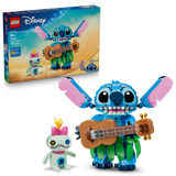 LEGO® | Disney Stitch & Scrump - Building Set for Play and Display - Posable Stitch Toy and Scrump ‘Plushie’ for Office or Bedroom Decoration - Gift-Giving Idea for Girls and Boys Ages 9+ - 43296