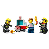 CITY FIRE STATION AND FIRE TRUCK - 60375