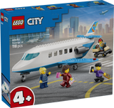 LEGO® City Passenger Jet Building Set for Kids - Airplane Toy with Pilot, Airport Worker and 2 Passenger Minifigures for Pretend Play - Fun and Easy to Build Gift Idea for Boys and Girls Ages 4+ - 60492