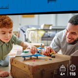 LEGO® City Passenger Jet Building Set for Kids - Airplane Toy with Pilot, Airport Worker and 2 Passenger Minifigures for Pretend Play - Fun and Easy to Build Gift Idea for Boys and Girls Ages 4+ - 60492