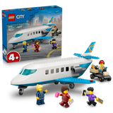 LEGO® City Passenger Jet Building Set for Kids - Airplane Toy with Pilot, Airport Worker and 2 Passenger Minifigures for Pretend Play - Fun and Easy to Build Gift Idea for Boys and Girls Ages 4+ - 60492