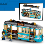 LEGO® City Classic Beach Streetcar - Toy Building Set for Kids Who Love Trolleys and Model Train Kits - 5 Minifigures and Animal Figures for Pretend Play - Gift Idea for Boys and Girls Ages 7+ - 60506