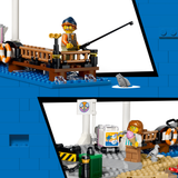 LEGO® City Classic Beach Streetcar - Toy Building Set for Kids Who Love Trolleys and Model Train Kits - 5 Minifigures and Animal Figures for Pretend Play - Gift Idea for Boys and Girls Ages 7+ - 60506