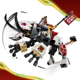 LEGO® NINJAGO® Zilvar and Grimtak the Dragon Beast - Pretend Play Building Toy for Kids - Dragon Action Figure with 3 Minifigures - Creative Gift Idea for Boys and Girls Ages 7+ - 71863