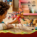 LEGO® NINJAGO® Wyldfyre's Transforming Dragon Mech - Pretend Play Building Toy for Kids Ages 9+ - TV Show Action Figures and Collectible Merch - Fantasy Gift Idea for Boys and Girls - 71868