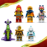 LEGO® NINJAGO® Wyldfyre's Transforming Dragon Mech - Pretend Play Building Toy for Kids Ages 9+ - TV Show Action Figures and Collectible Merch - Fantasy Gift Idea for Boys and Girls - 71868