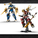 LEGO® NINJAGO® The Twin Titan Mechs - Building Toy for Kids - Action Figures for Display and Pretend Play Inspired by NINJAGO Legends Duskfall - Gift Idea for Teen Boys and Girls Ages 12+ - 71870