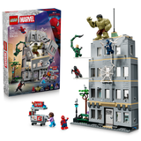 LEGO® ? Marvel Spider-Man vs. Hulk Epic Clash - Super Hero Building Toy - Spider-Man, Tarantula, Scorpion, Boomerang and Hulk Figures - Gift for Boys, Girls and Kids Ages 8+ - 76350
