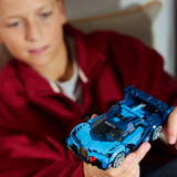 LEGO® Speed Champions Bugatti Vision Gran Turismo Hyper Sports Car Model Kit - Race Car with 1 Driver Minifigure - Building Set for Kids Ages 9+ - Gift for Gamer Boys and Girls - 77253