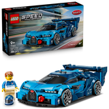 LEGO® Speed Champions Bugatti Vision Gran Turismo Hyper Sports Car Model Kit - Race Car with 1 Driver Minifigure - Building Set for Kids Ages 9+ - Gift for Gamer Boys and Girls - 77253