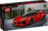 LEGO® Speed Champions Ferrari SF90 XX Stradale Sports Car Toy - Model Car Kit with 1 Driver Minifigure - Ferrari Merch - Building Set for Kids ages 9+ - Gift Idea for Boys, Girls and Car Lovers - 77254