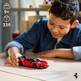 LEGO® Speed Champions Ferrari SF90 XX Stradale Sports Car Toy - Model Car Kit with 1 Driver Minifigure - Ferrari Merch - Building Set for Kids ages 9+ - Gift Idea for Boys, Girls and Car Lovers - 77254