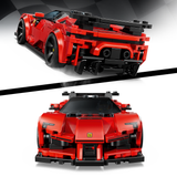 LEGO® Speed Champions Ferrari SF90 XX Stradale Sports Car Toy - Model Car Kit with 1 Driver Minifigure - Ferrari Merch - Building Set for Kids ages 9+ - Gift Idea for Boys, Girls and Car Lovers - 77254
