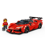 LEGO® Speed Champions Ferrari SF90 XX Stradale Sports Car Toy - Model Car Kit with 1 Driver Minifigure - Ferrari Merch - Building Set for Kids ages 9+ - Gift Idea for Boys, Girls and Car Lovers - 77254